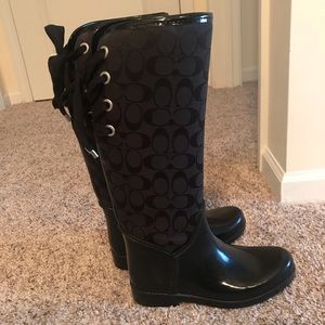 Coach tristee boot size 7